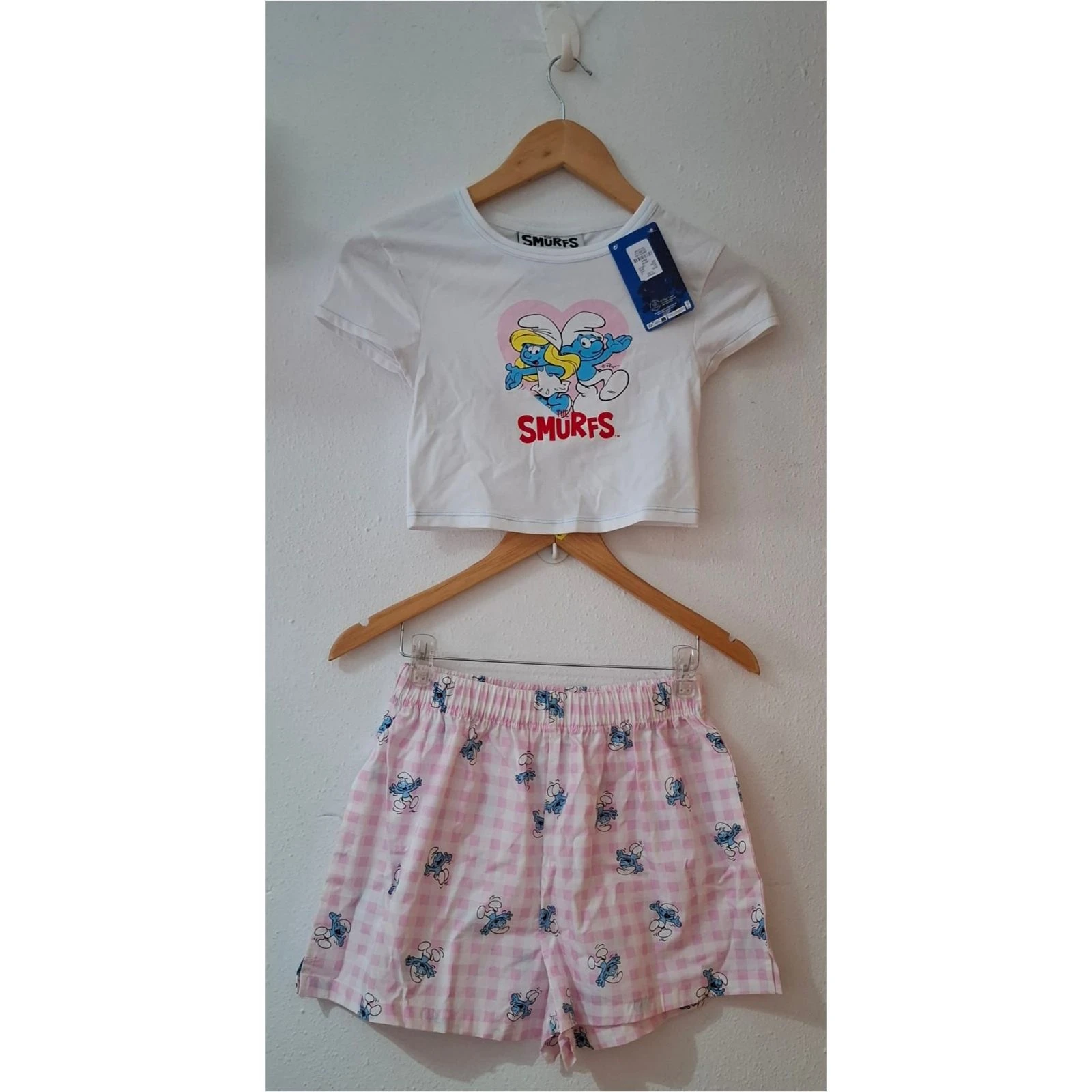 Pijama Los Pitufos Primark limite edition Y2K